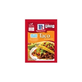 McCormick Seasoning Mix Taco 30% Less Sodium, 1.25 OZ (Pack of 12)