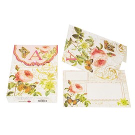Punch Studio Greeting Card Set Pouch Box Initial