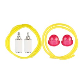Fuel Line with Fuel Filter Primer Bulb Fit for Poulan Sting Trimmer Weedeater Blower 530069216 530069247 530095646