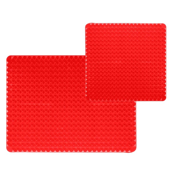 Silicone Baking Mat Cooking Pan 16“x11" and 6.7"x6.7" 2 Pack