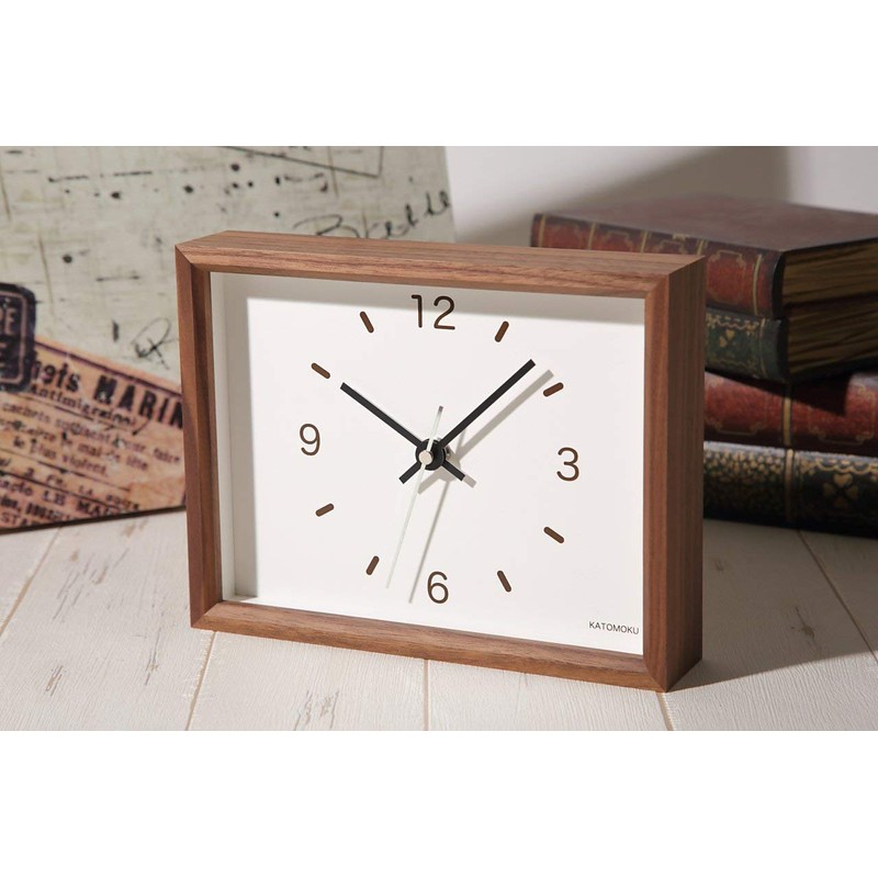 KATOMOKU Dual use clock 2 Table Clock Wall Clock Sweep