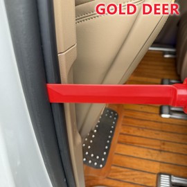 GOLD DEER 4Pcs Non-Marring Plastic Chisel Scraper Set 3/4" 7/8" 1" 1-1/2" Wide Chemical Resistant Scraper Tool Plastic Razor Scraper Remover Tool for Removes Debris, Adhesives, Film, Paint