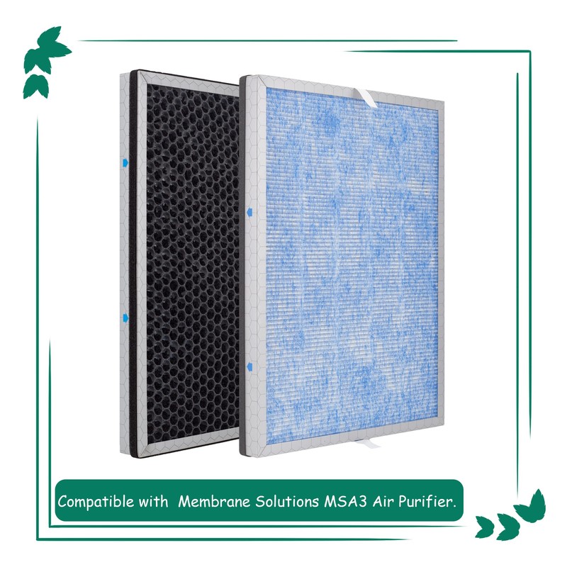 Asheviller MSA3/MSA3S Filter Replacement, Compatible with Membrane Solutions MSA3 and