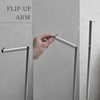 JOMANDAN 304 Stainless Steel Freestanding Toilet Paper Holder with Marble