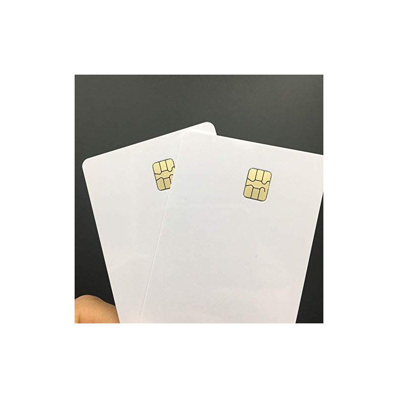 10pcs SLE4442 with 2 Track Hi co Magnetic Stripe Composite