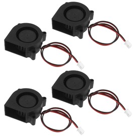 EMSea 4pcs Cooling Fan 4020 for 3D Printer Fan Voltage 12V 7500PRM Fast Efficient Cooling Equipped Wire Easy Connection Plug and Play