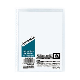 Kokuyo Ra-DEAS18 ideamix B7 File Clear File Fixed Side Throw, 10 Pockets