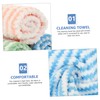 PACKOVE 10Pcs Absorbent Microfiber Dish Cloths Kitchen Cleaning Towels Multi