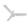 Carro 44 Inch Ceiling Fan without Lights Flush Mount, Small