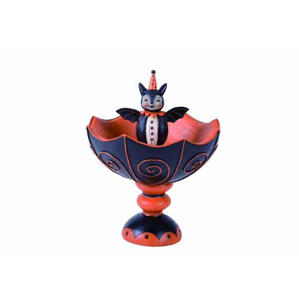 Transpac Spooky Bat Treat Stand