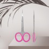 STALEKS Pro Professional Cuticle Scissors 25 mm Ergonomic Rings Stainless