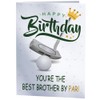Funny Joke Golf Birthday Card for Best Brother by Par