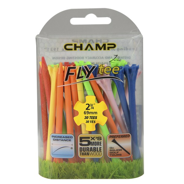Champ FlyTee 2-3/4-Inch-30 Pack (Assorted)