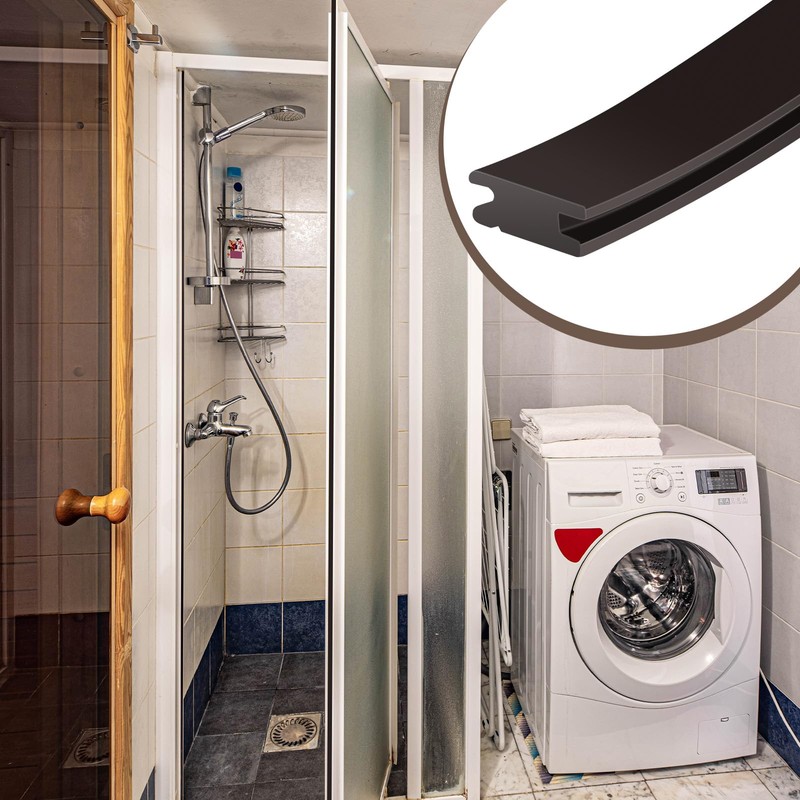 Wonderjune 75 Inch Shower Door Magnetic Strip Replacement Flexible Magnetic