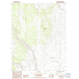YellowMaps Casa Diablo MTN CA topo map, 1:24000 Scale, 7.5 X 7.5 Minute, Historical, 1984, Updated 1994, 26.9 x 22.1 in - Tyvek