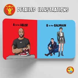 ABCs of Fashion Baby Book - Toddlers Board Book | Children’s ABC Book on Iconic Fashion Designers & Brands | Baby Essentials Fashion Alphabet Book for Future Stylists | Perfect Kids Book Gift