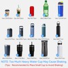 Dargoose Cup Holder for Car Leather Large Water Drink Bottle