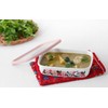 Fuji Enamel Moomin Flower Garden Shallow Square Container M