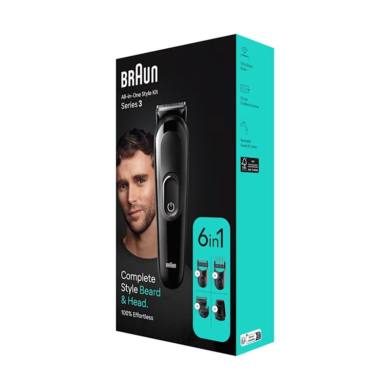 Braun Series 3 6-in-1 All-in-One Style Grooming Kit MGK3420