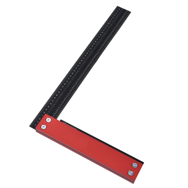 Woodworking Ruler 12in Accurate Carpenter Square L Shaped Right Angle