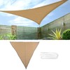 Sun Shade Sails UV Resistant Foldable Portable Easy To Maintain