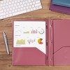 Mr. Pen- Plastic Folders with Pockets and Prong, 5 Pack,