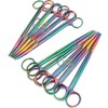 G.S Set of 10 Multi Titanium Color Rainbow METZENBAUM Scissors