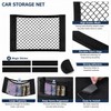 YEDOUALE Rete Portaoggetti Auto 2 Pezzi 40x25 cm Organizer Baule