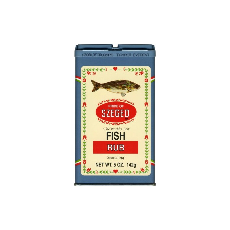 PRIDE OF SZEGED Fish Rub, Seafood Herb Seasoning Spice Mix,