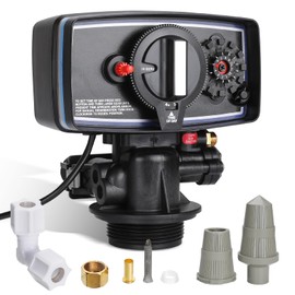 Helivivfy 5600 Water Softener Timer, 12 Day Timer Control Valve, 3W Timer Valve Backwash Head for Water Purifier Softeners