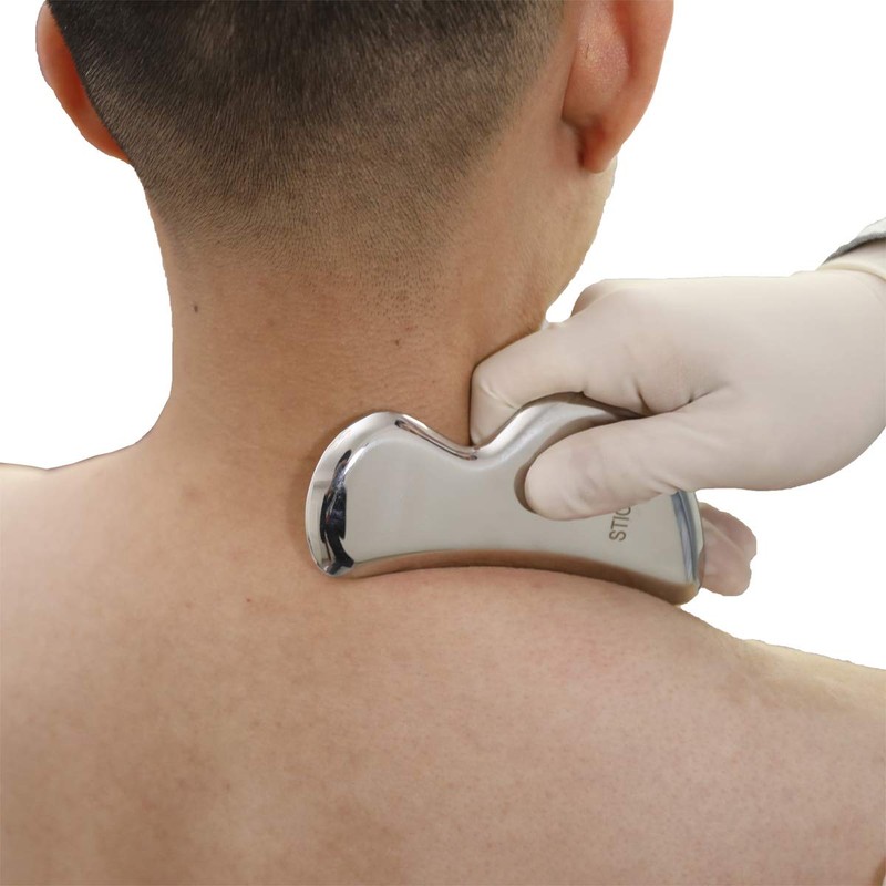 JustSun Gua Sha Scraper Soft Tissue Massage Tools Stainless Steel