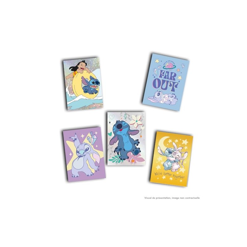 Panini 005153KBF3 Stitch Trading Cards Blister with 3 Sleeves