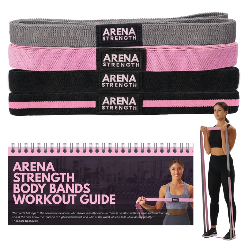 Arena Strength Long Fabric Resistance Bands - Full Body Resistance