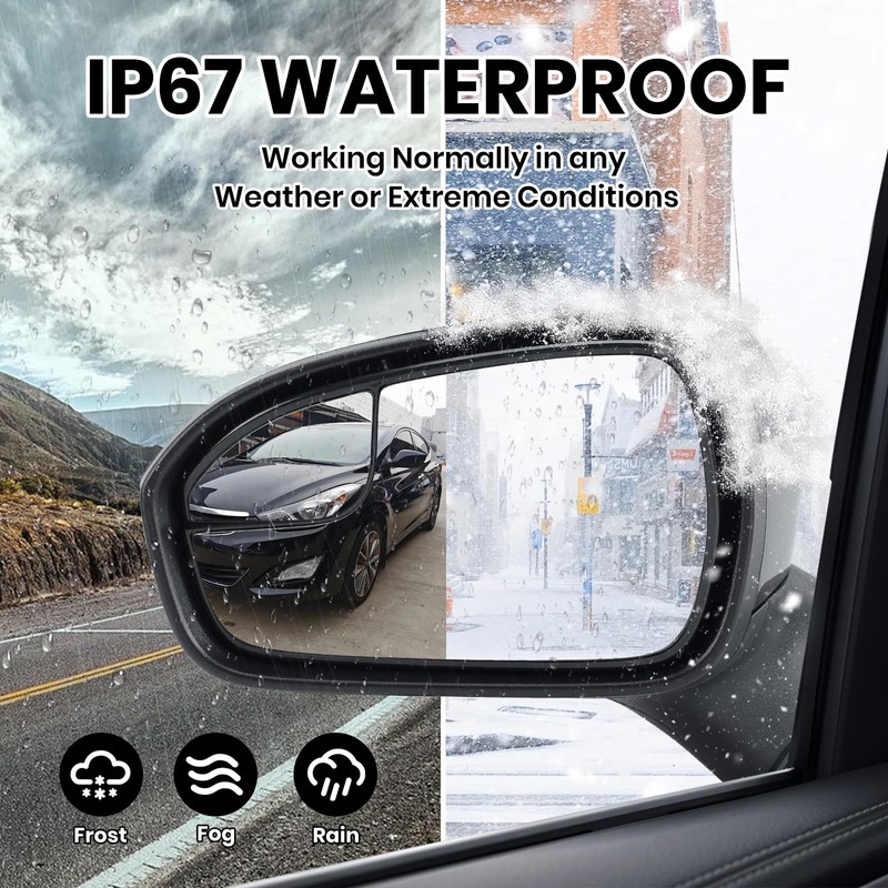 Clidr Driver Side Mirror Compatible with 2016 2017 2018 2019