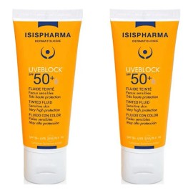 Uveblock Fps50+ Fluido Con Color 40ml Isispharma Pack 2 Pzas