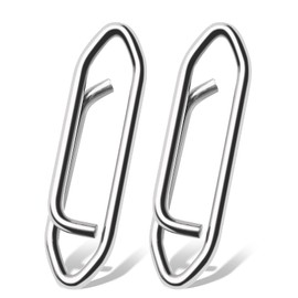 9Tong High Strength Fishing Snap Saltwater Stainless Connector Snaps Swivels Tackle Steel Power Fishing Clip Lure Quick Change 50pcs 121lbs