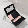 Denovin Small Wallets Woman, Cute Tri-fold Coquette Wallet for Women,