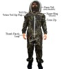 Jawadis USA Medium Adult Camouflage Full Bee Suit - Beekeeping,