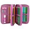 Depesche 10532 Pencil Case 3 Compartments Horses Dreams Pink Multi-Coloured,