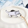 KEGUMINGX Cute Pins Backpack Pins Alloy Enamel Brooch Cat Funny