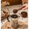 2 PCS Coffee Scoop, Natural Wooden Tablespoon Measuring Spoon (15ml)