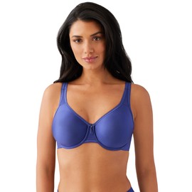 Wacoal Women's Basic Beauty Unlined Full Figure Underwire Bra, 855192, Skipper Blue