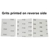 60 Sandpaper 1/4 Sheets for Palm Sanders - Includes 20
