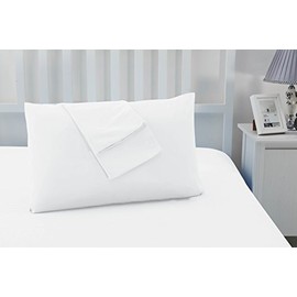 Sonia Moer Super Soft Brushed Microfibre Pillowcases - Non Iron Breathable Hypoallergenic Pillowcases set of 2- White