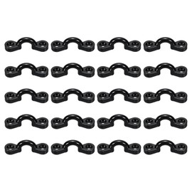 PATIKIL Kayak Pad Eye, 50 Pack Nylon Deck Loops Bimini Boat Top Eye Straps for Kayaks Canoes Boats Tie Down