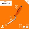 Mivos 12mm Brick Joint Trowel - Rustproof Macon Trowel for