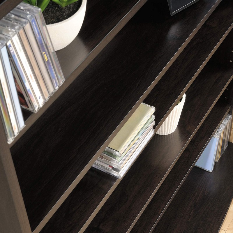 Sauder Multimedia Storage Tower, Cinnamon Cherry finish