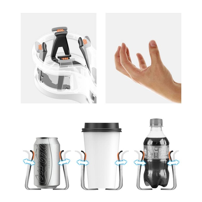 WANGCL 2 in 1 Double Hole Car Cup Holder Expander