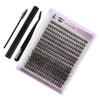 KESYOO 1 Set Thick False Eyelashes Individual Eyelashes Without Glue