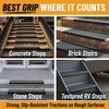 Ottomanson Bullnose Stair Treads Outdoor – Coin Heavy-Duty Non-Slip Stair